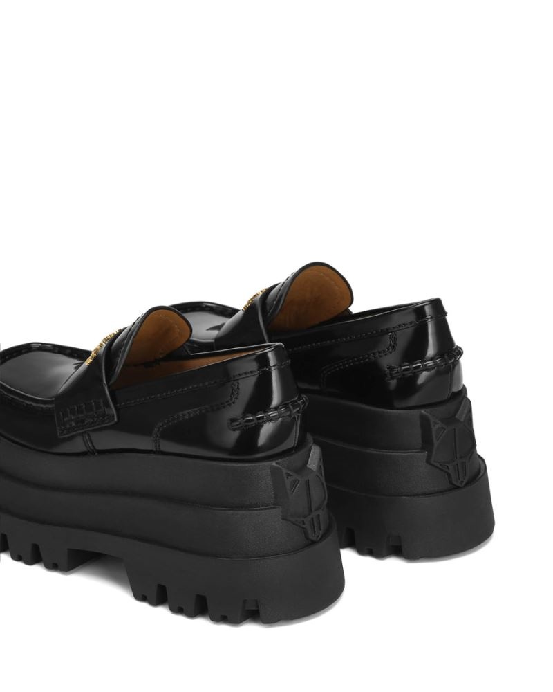 Women's Naked Wolfe Delusion Box Loafers Black | PHILIPPINES CLUHVTR80