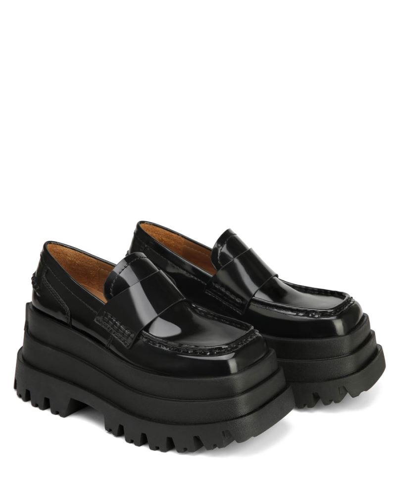 Women's Naked Wolfe Deluxe Box Loafers Black | PHILIPPINES JFLBXTE59