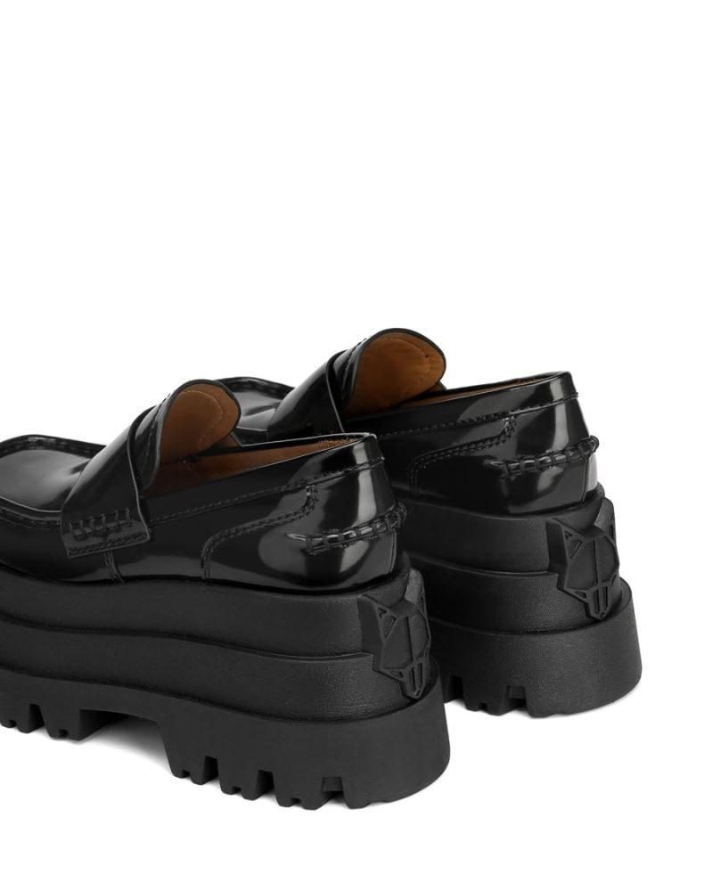 Women's Naked Wolfe Deluxe Box Loafers Black | PHILIPPINES JFLBXTE59