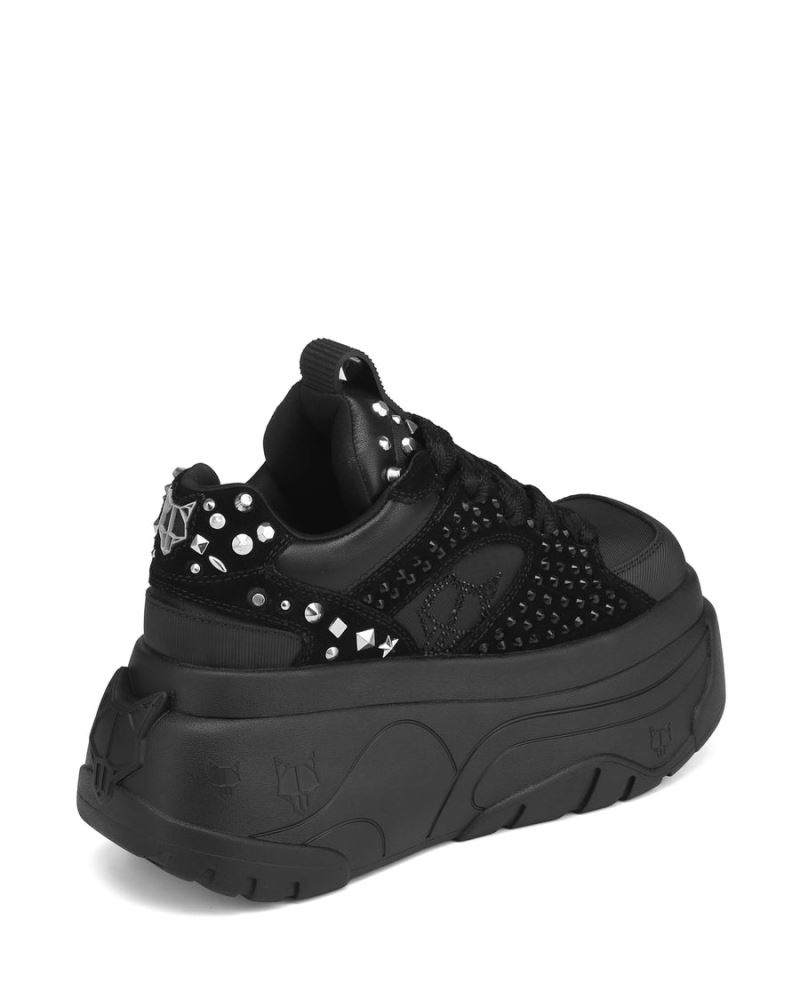 Women's Naked Wolfe Fantasy Diamonds Sneakers Black | PHILIPPINES AXTIZMN67