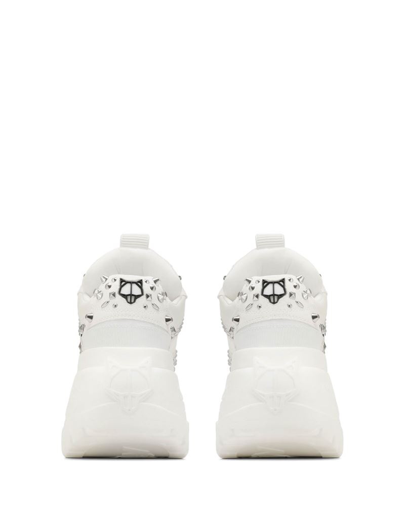 Women's Naked Wolfe Fantasy Diamonds Sneakers White | PHILIPPINES JRASEMO78