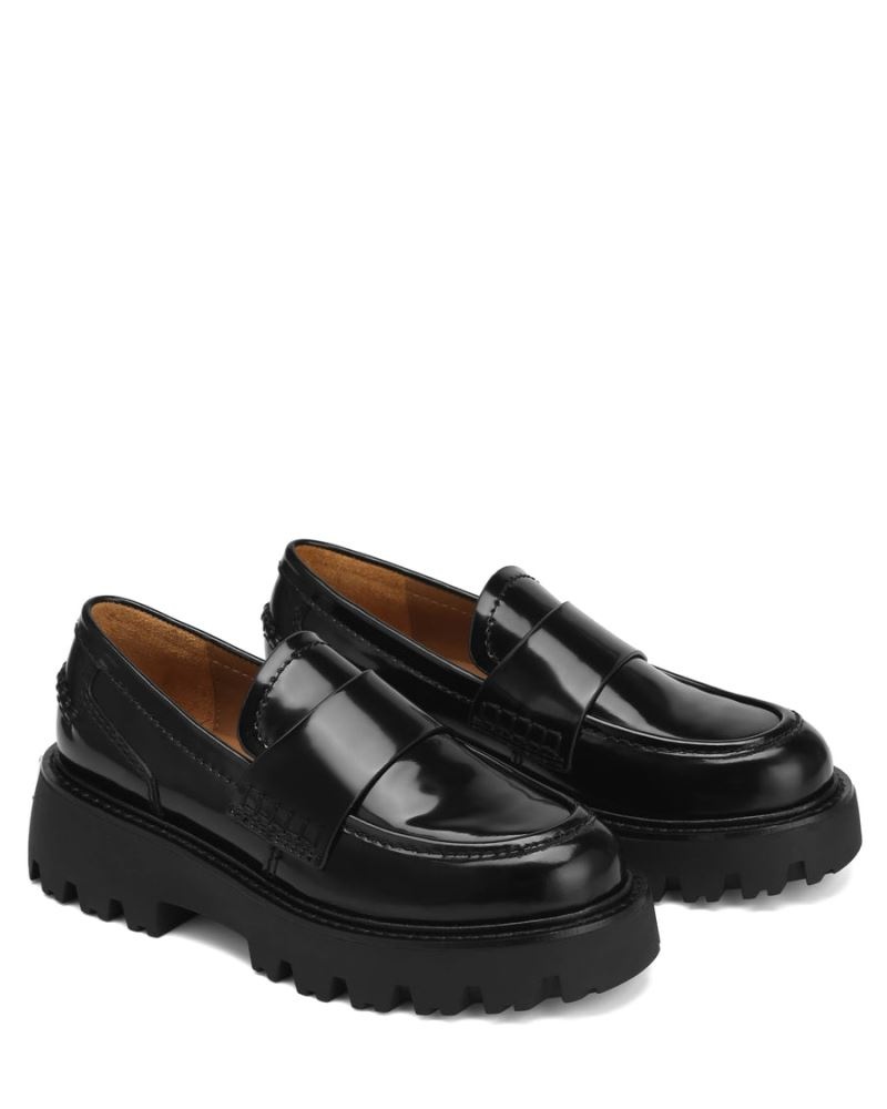 Women's Naked Wolfe Flawless Box Loafers Black | PHILIPPINES CVAYUOP17