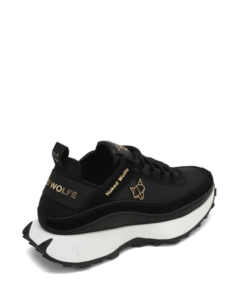 Women's Naked Wolfe Petal Nylon Sneakers Black | PHILIPPINES QGXDMRP31