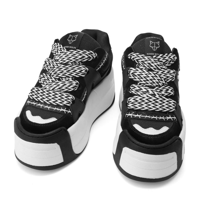 Women's Naked Wolfe Slider Sneakers Black | PHILIPPINES LTHQJXG18