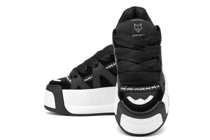 Women's Naked Wolfe Slider Sneakers Black | PHILIPPINES LTHQJXG18