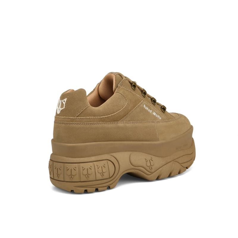 Women's Naked Wolfe Sporty Suede Sneakers Brown | PHILIPPINES QWBMSLD95