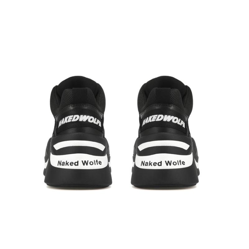 Women's Naked Wolfe Track Double Sneakers Black | PHILIPPINES QKXLIYU12